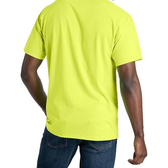 "Sorry No Habla Fucktardo" Safety Green Reflective Graphic T-Shirt - Picture 7 of 8